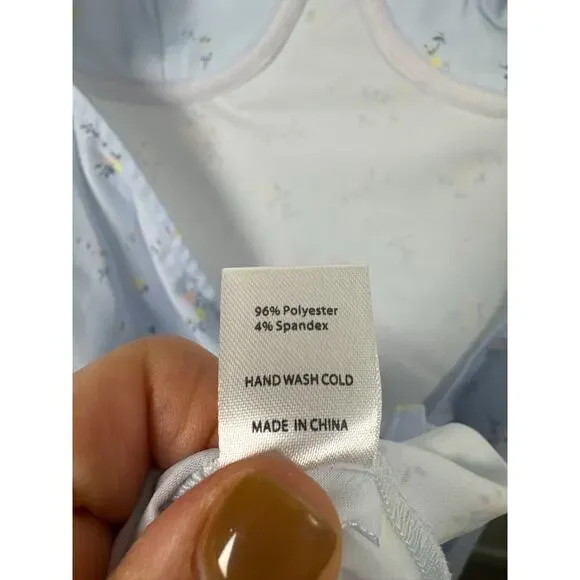 Rumored Loverboy Mini Dress | Forget-Me-Not, Blue Floral Print, Open Back, L NWT - Picture 8 of 9